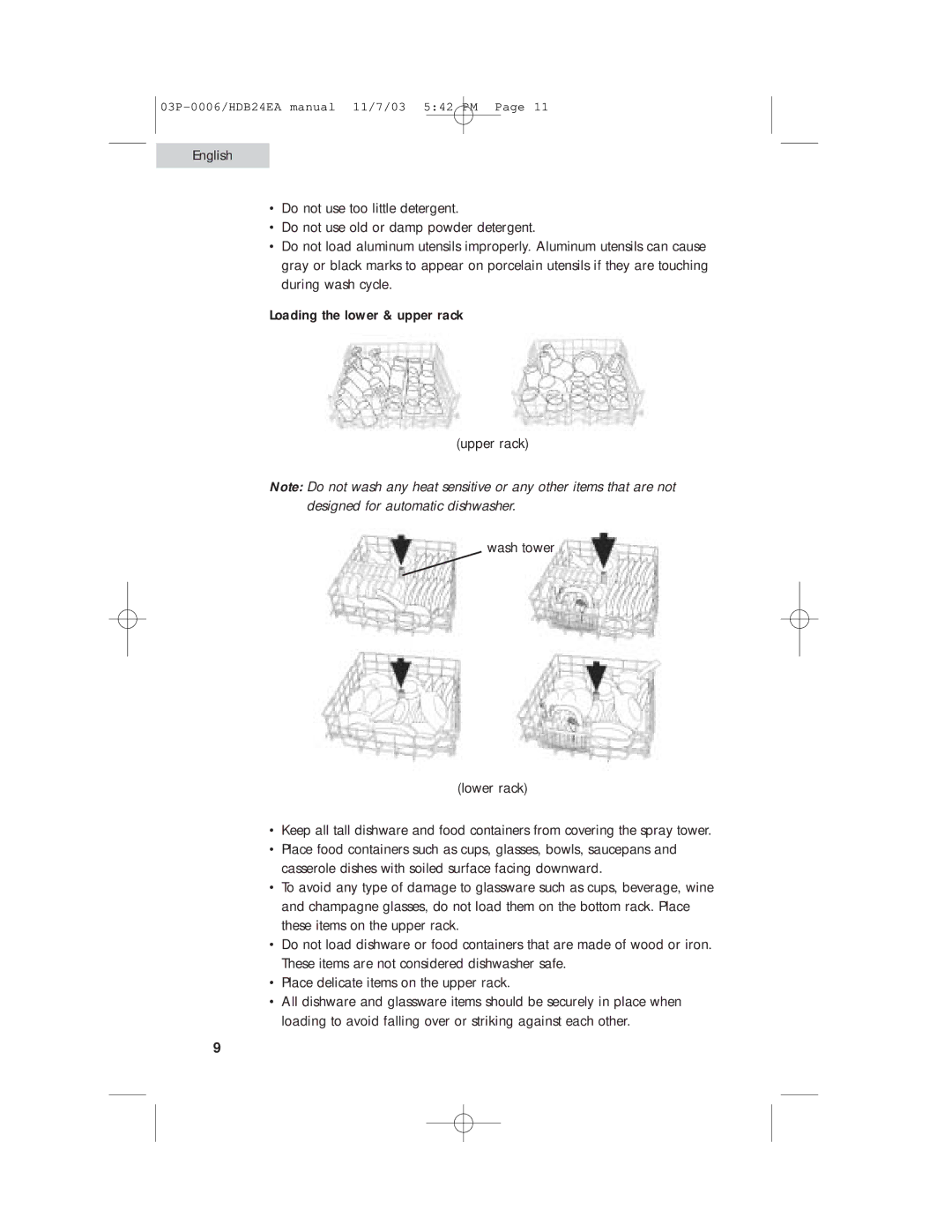 Haier HDB24EA manual English 