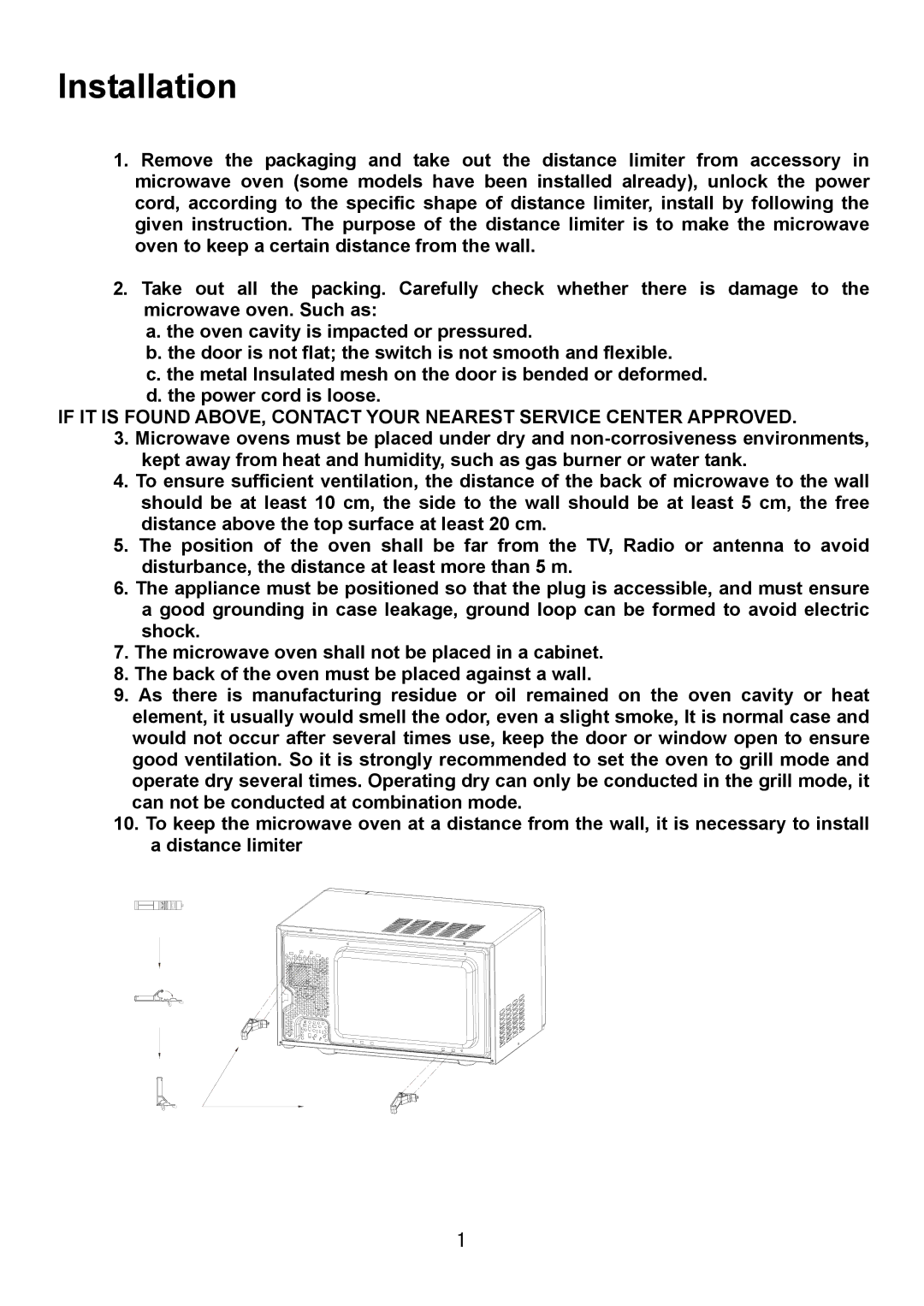 Haier HDS-2380EG manual Installation 