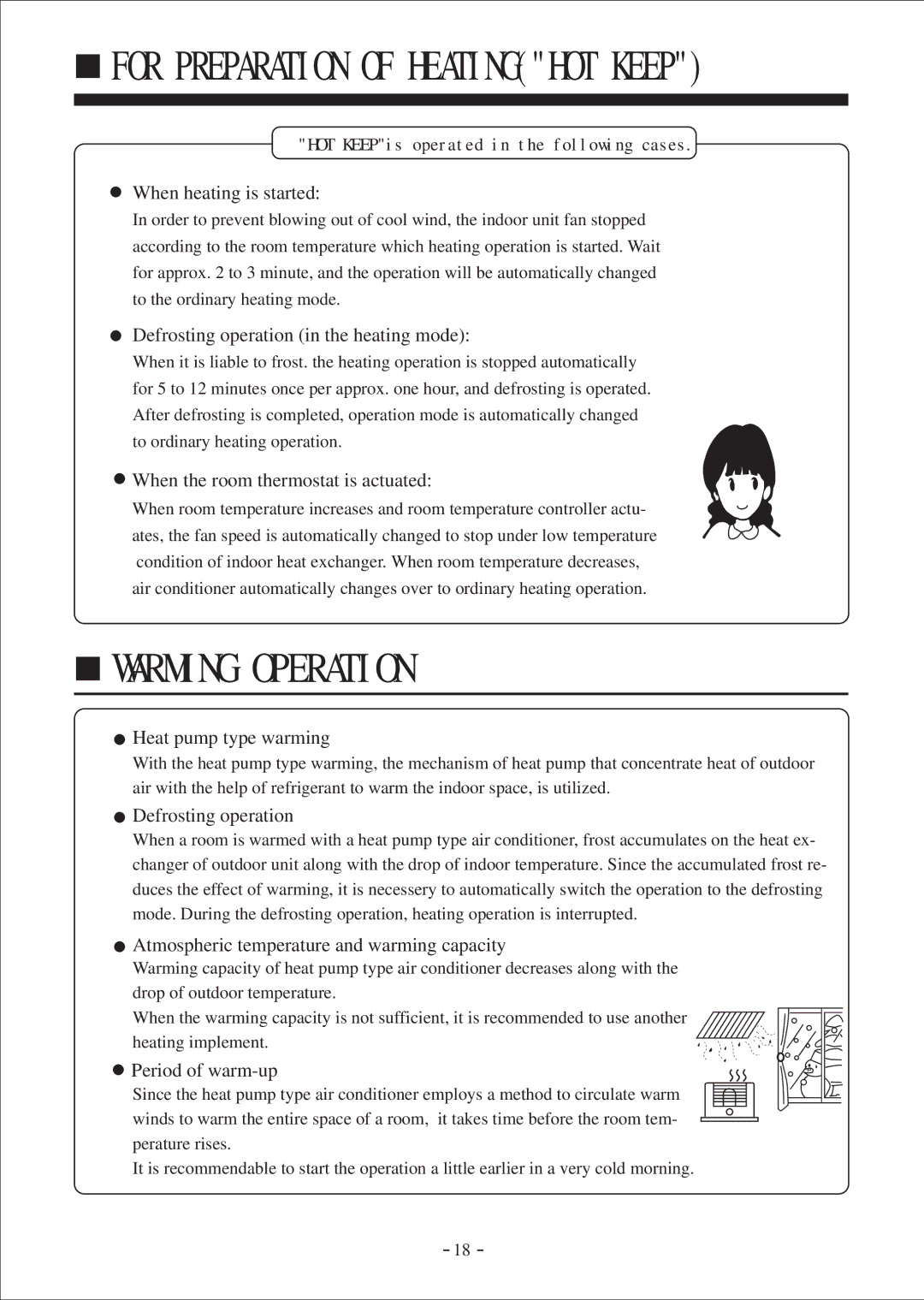 Haier HDU-42H03/H, HDU-24H03/H, HDU-28H03/H instruction manual Warming Operation 