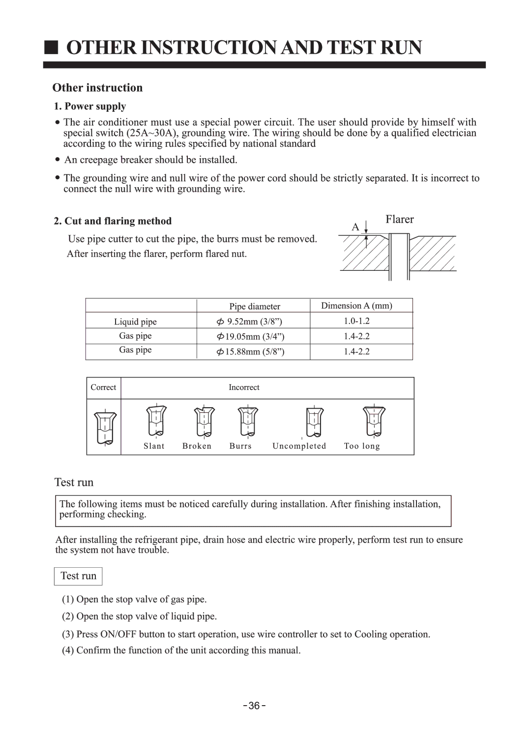 Haier HDU-42H03/H, HDU-24H03/H, HDU-28H03/H instruction manual 