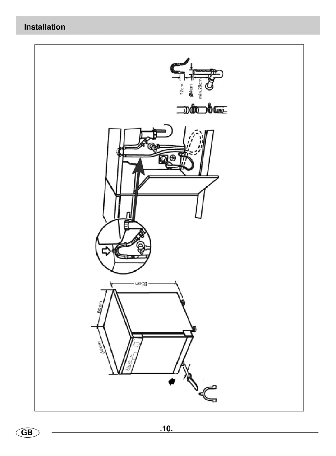 Haier HDW101WH, HDW101SS manual Installation 