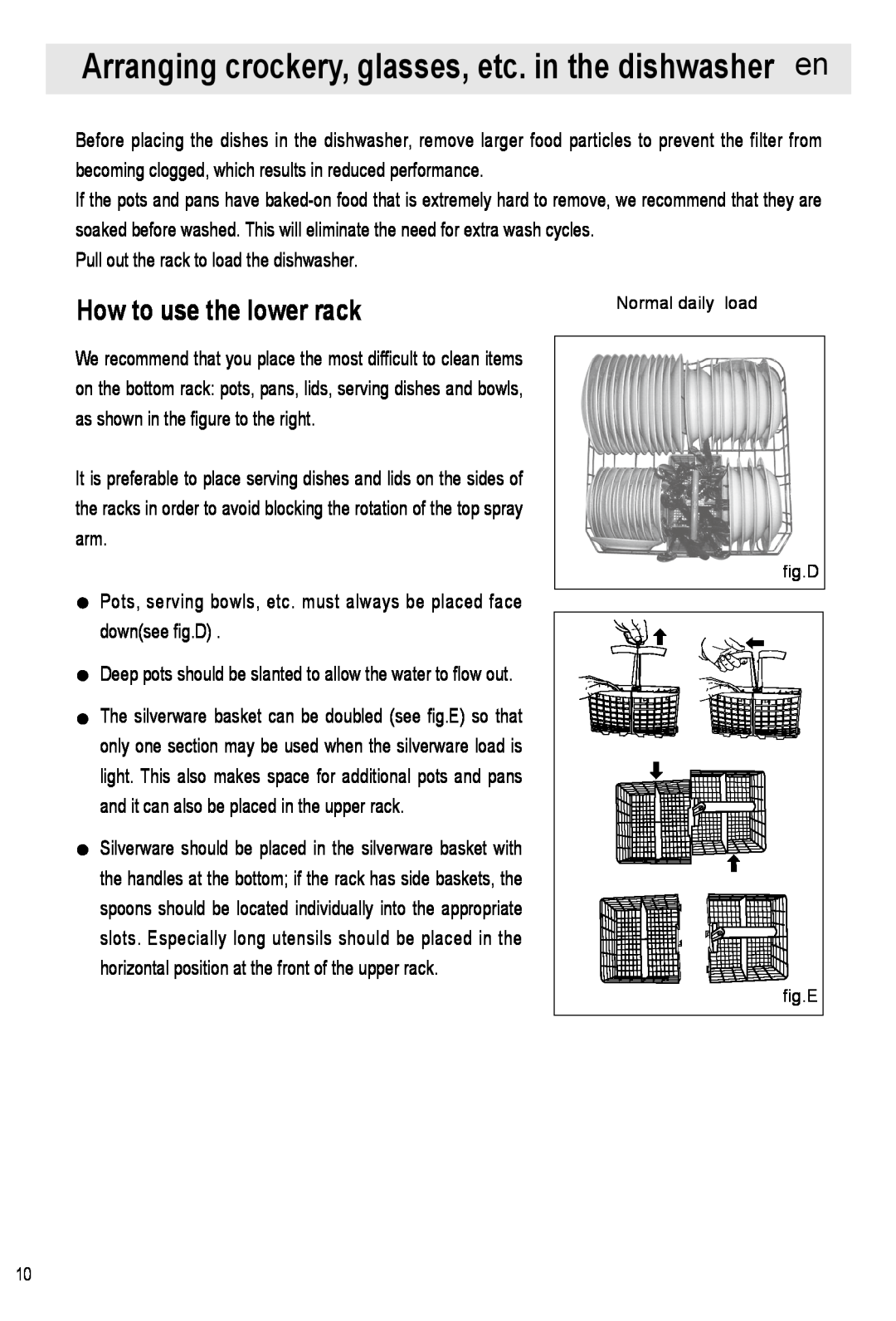 Haier HDW12-SFE1 operation manual How to use the lower rack 