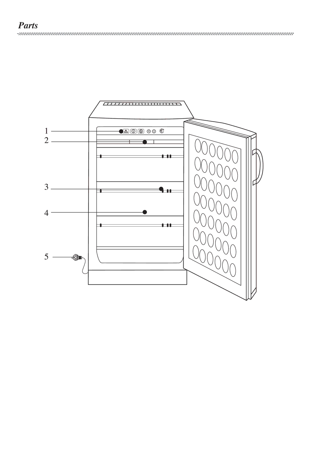 Haier HF-116R owner manual Parts 