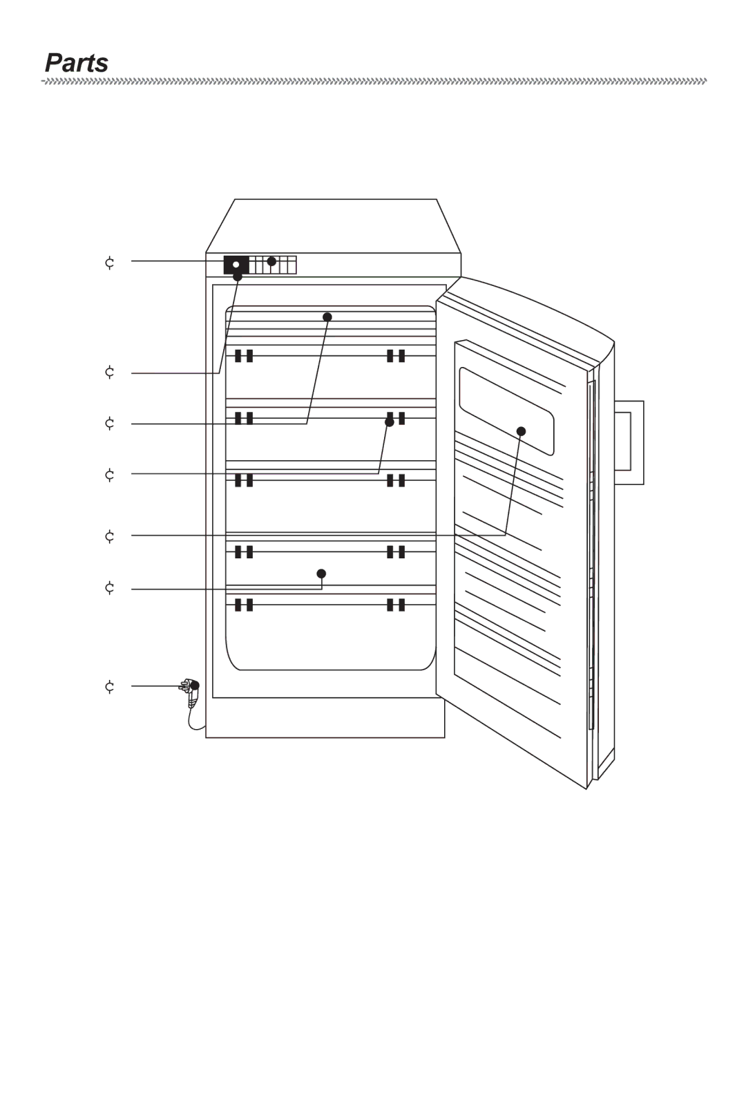 Haier HF-240T owner manual Parts 