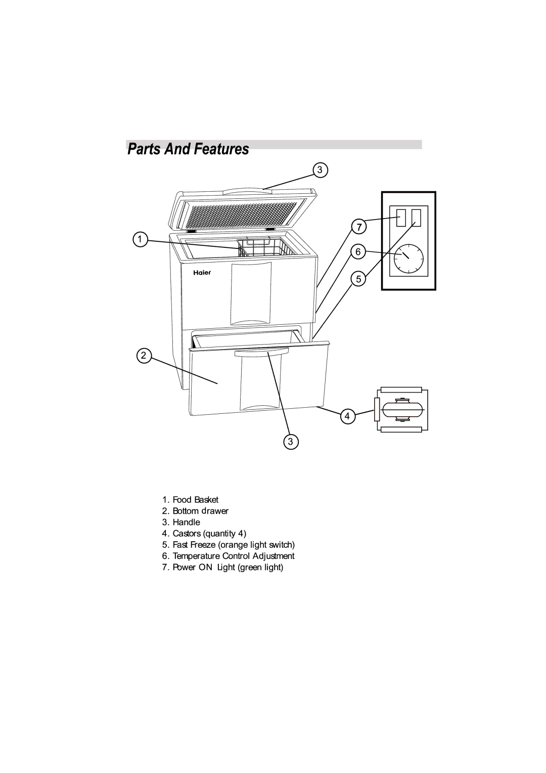 Haier HFM185 manual 