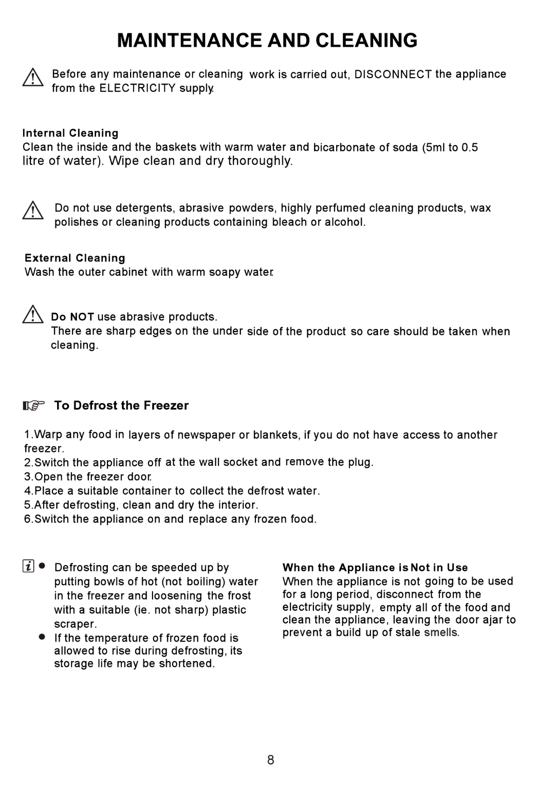 Haier HFZ-85 manual 