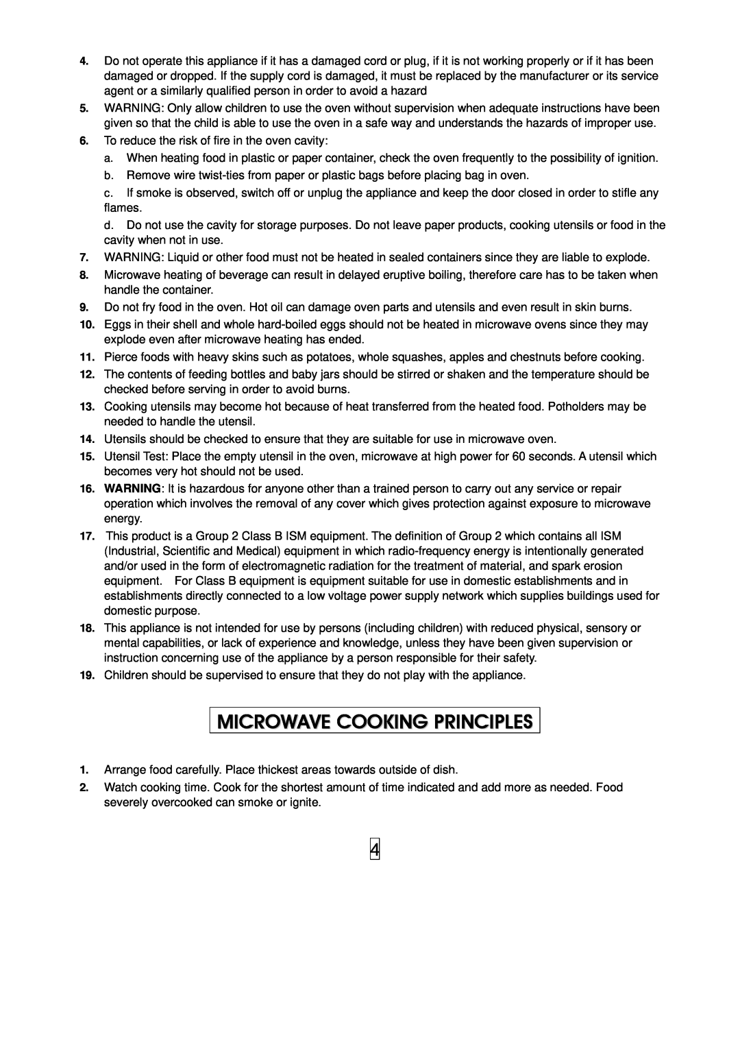 Haier HGN-36100EGS owner manual Microwave Cooking Principles 