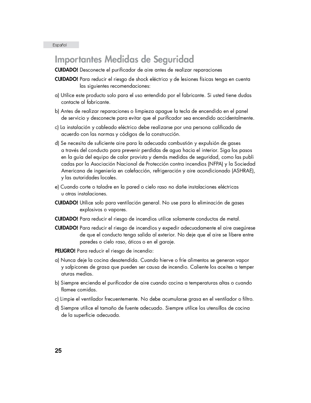 Haier HHX7130 user manual Importantes Medidas de Seguridad 