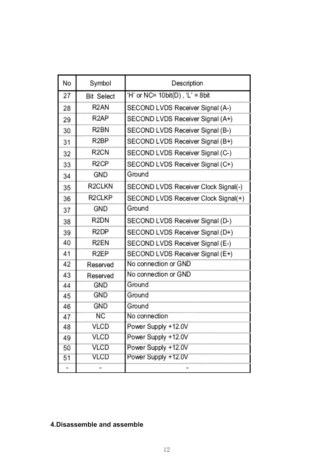 Haier HL42XR1 service manual Vlcd 