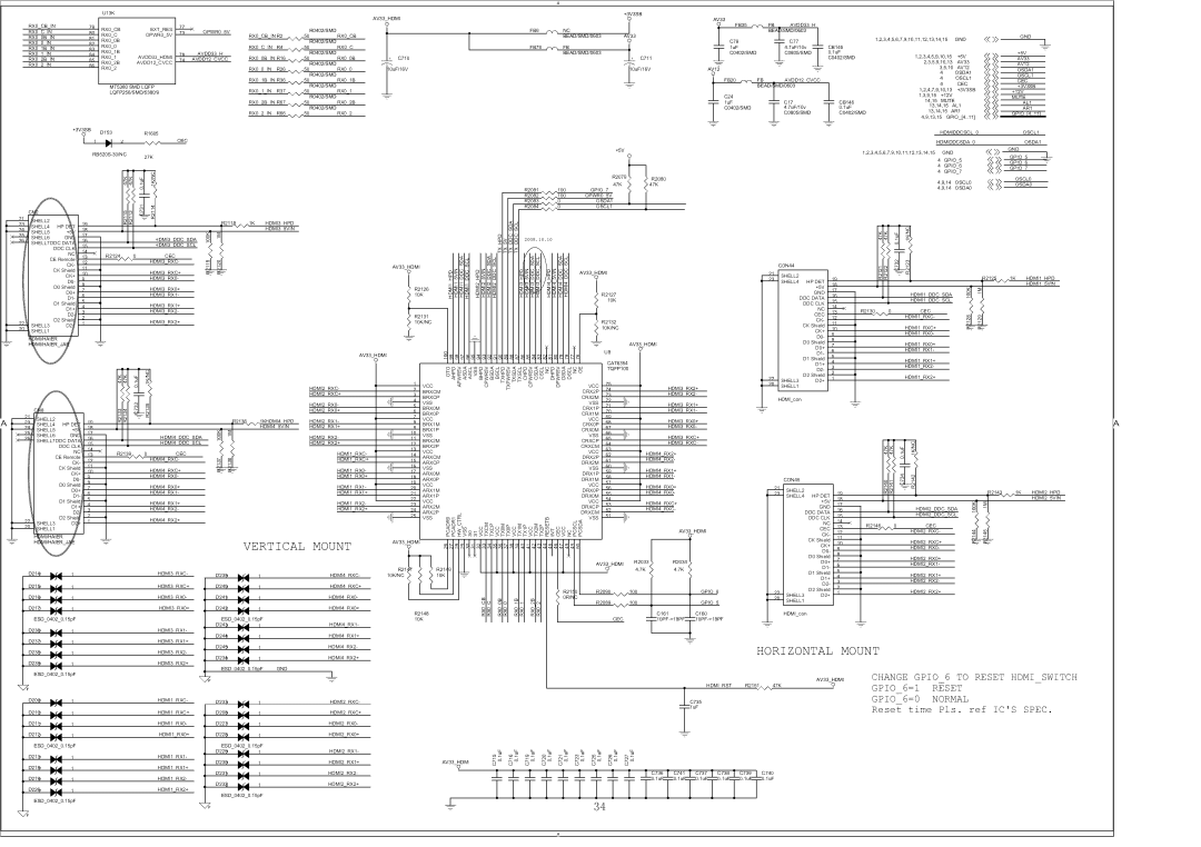 Haier HL42XR1 RX0CB N RX0C N, RX0 IB N RX0 I N RX02B N RX02 N, RX00B, AV33HDM, RO402/SMD, +Sv, OSOA1, Osoai Oscli, CON44 