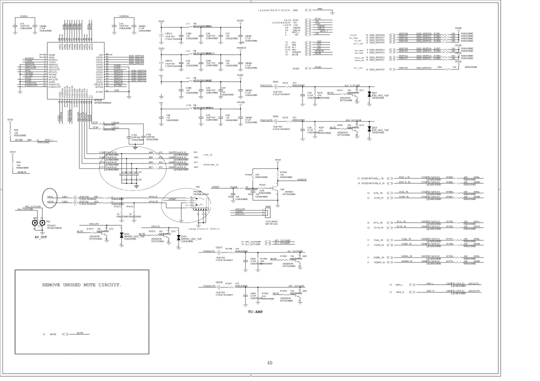 Haier HL42XR1 service manual Ii.........A, Lio, PC9 TJCS3A/NC, Dvdd, Anil 