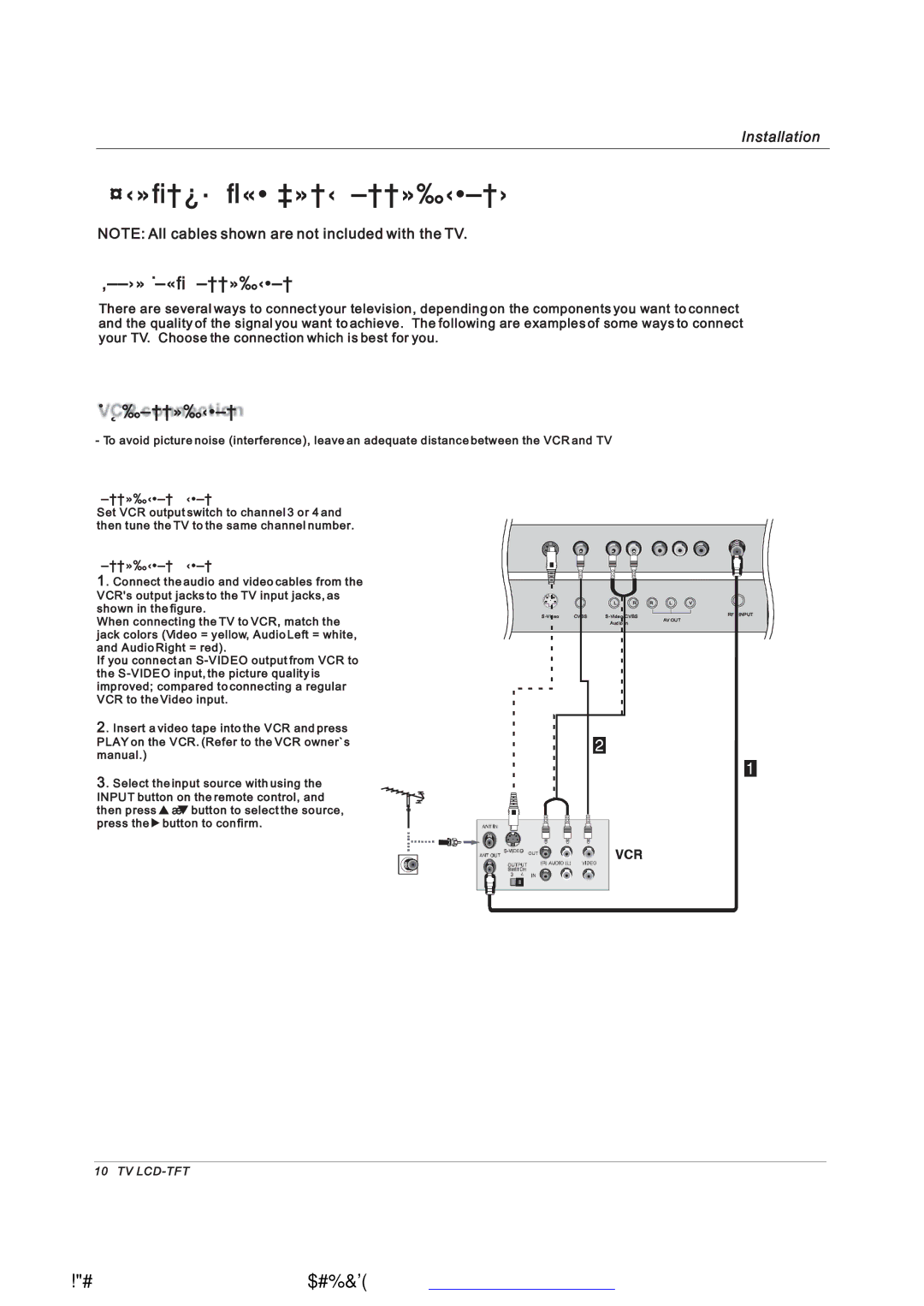 Haier HLH406BB ¸±±-» Ç±« Ý±²²»½¬·±², ÊÝÎ ½±²²»½¬·±², ÒÑÌÛæ ß´´ ½¿¾´»- -¸±² ¿» ²±¬ ·²½´«¼»¼ ·¬¸ ¬¸» ÌÊò, ±²²»½¬·±² Ñ¬·±² ï 