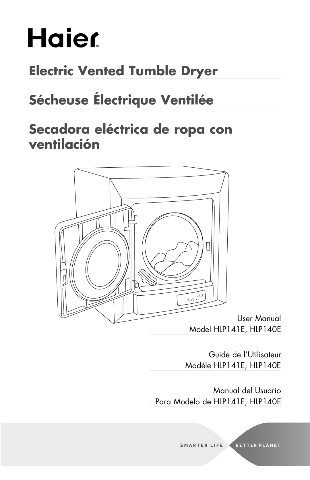 Haier HLP141E, HLP140E user manual 