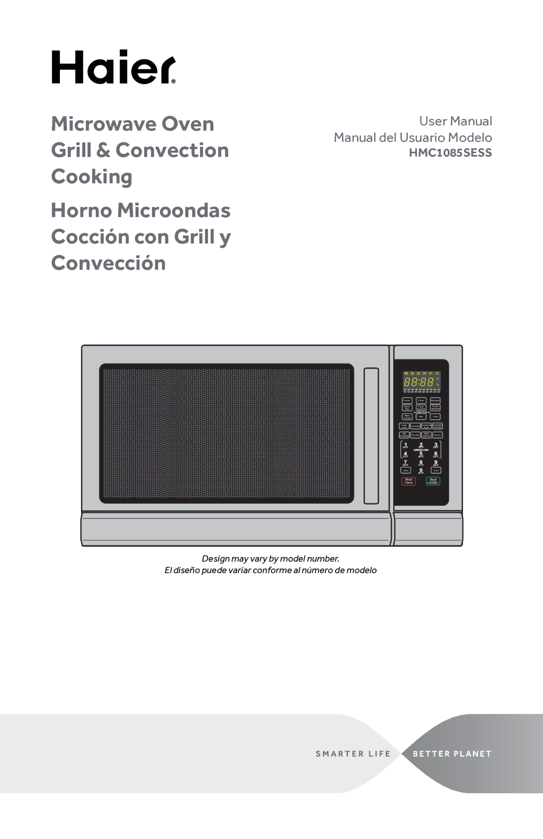 Haier HMC1085SESS user manual Manual del Usuario Modelo 