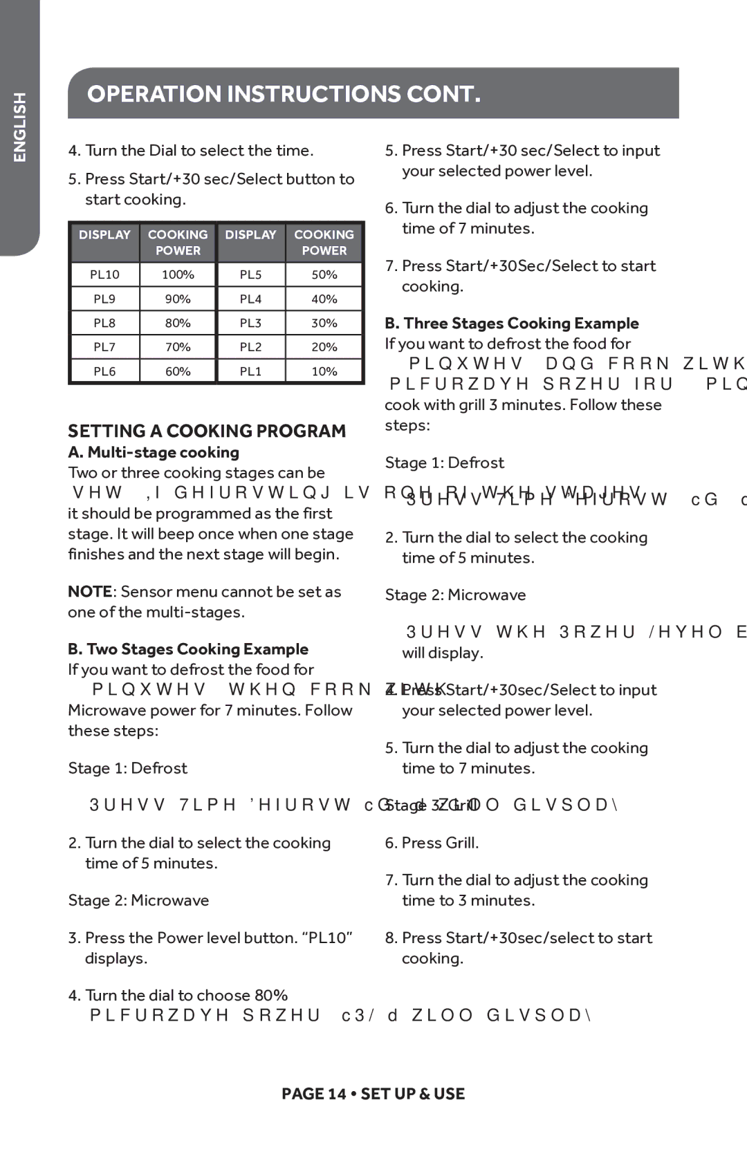 Haier HMC1285SESS user manual Setting a Cooking Program, Multi-stage cooking 