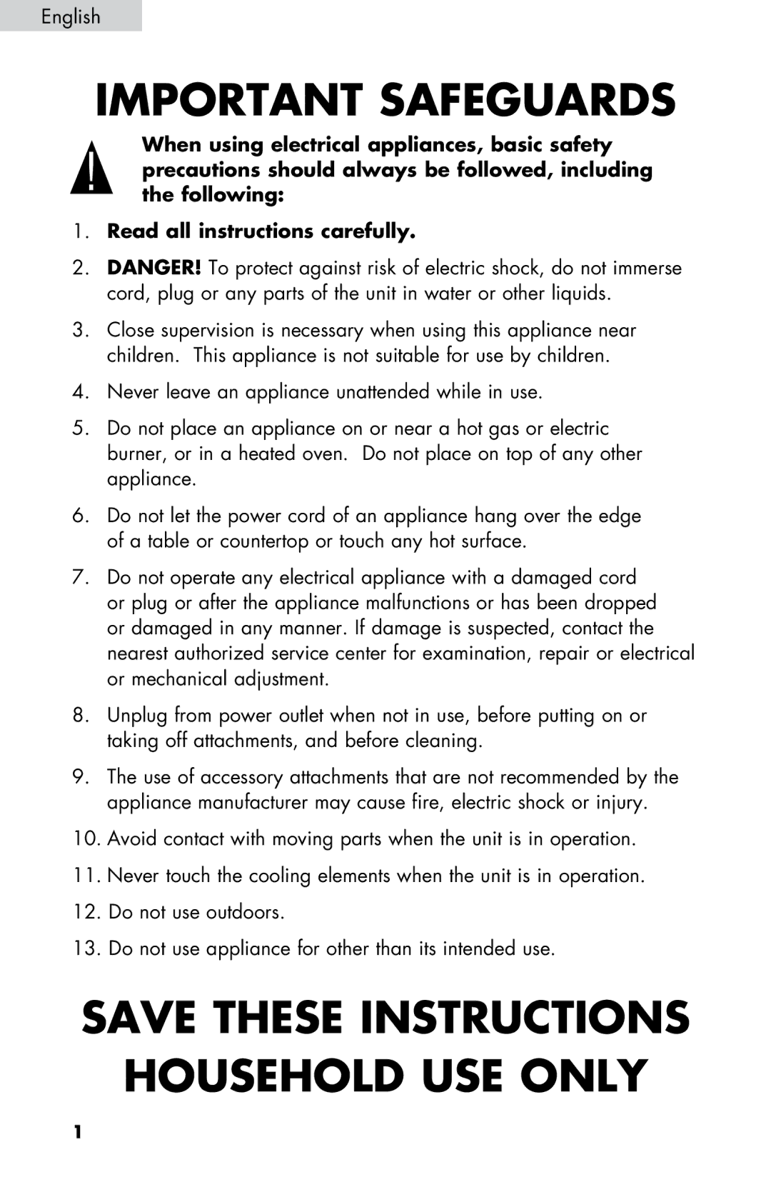 Haier HPIM26W, HPIM26S user manual Important Safeguards 