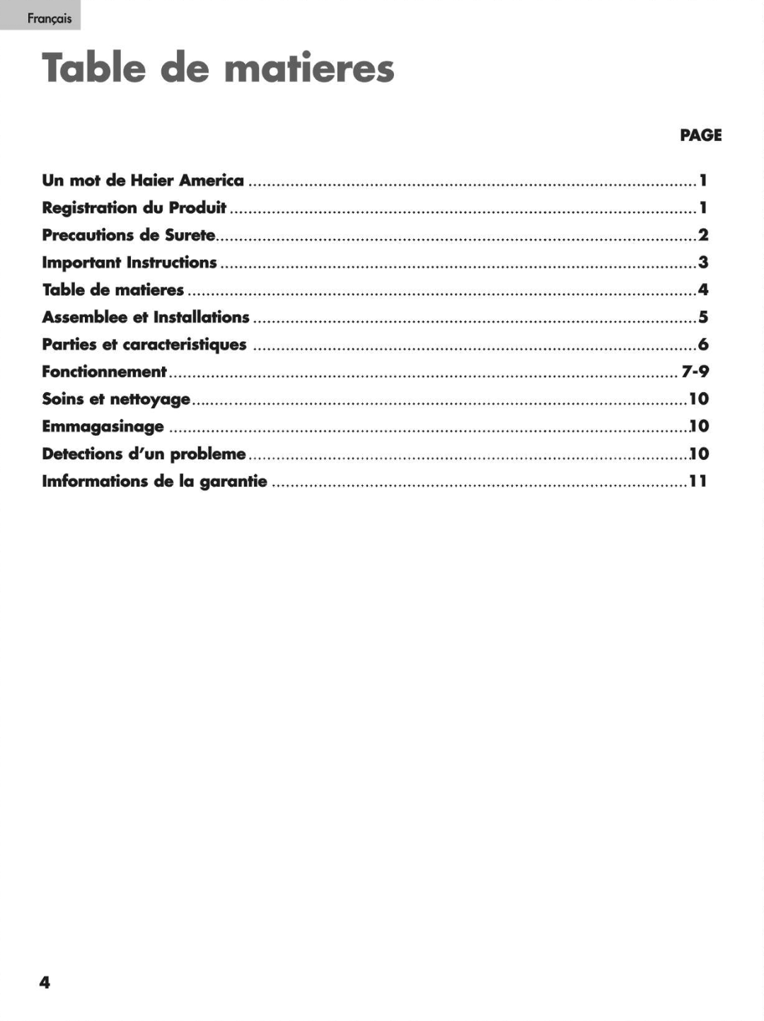 Haier HPN10XHM, HPN12XCM, HPN12XHM, HPN10XCM manual 