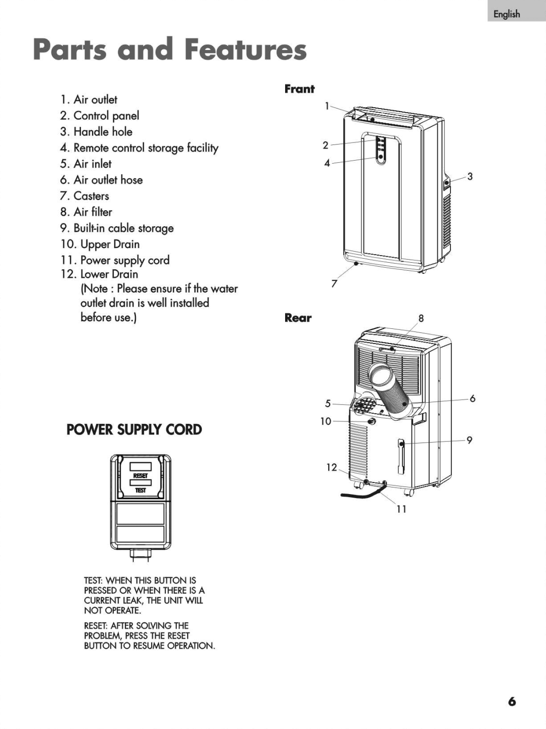 Haier HPN14XCM manual 