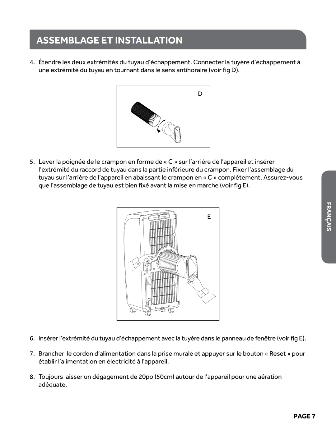 Haier HPY08XCM manual Nç Fra isa 