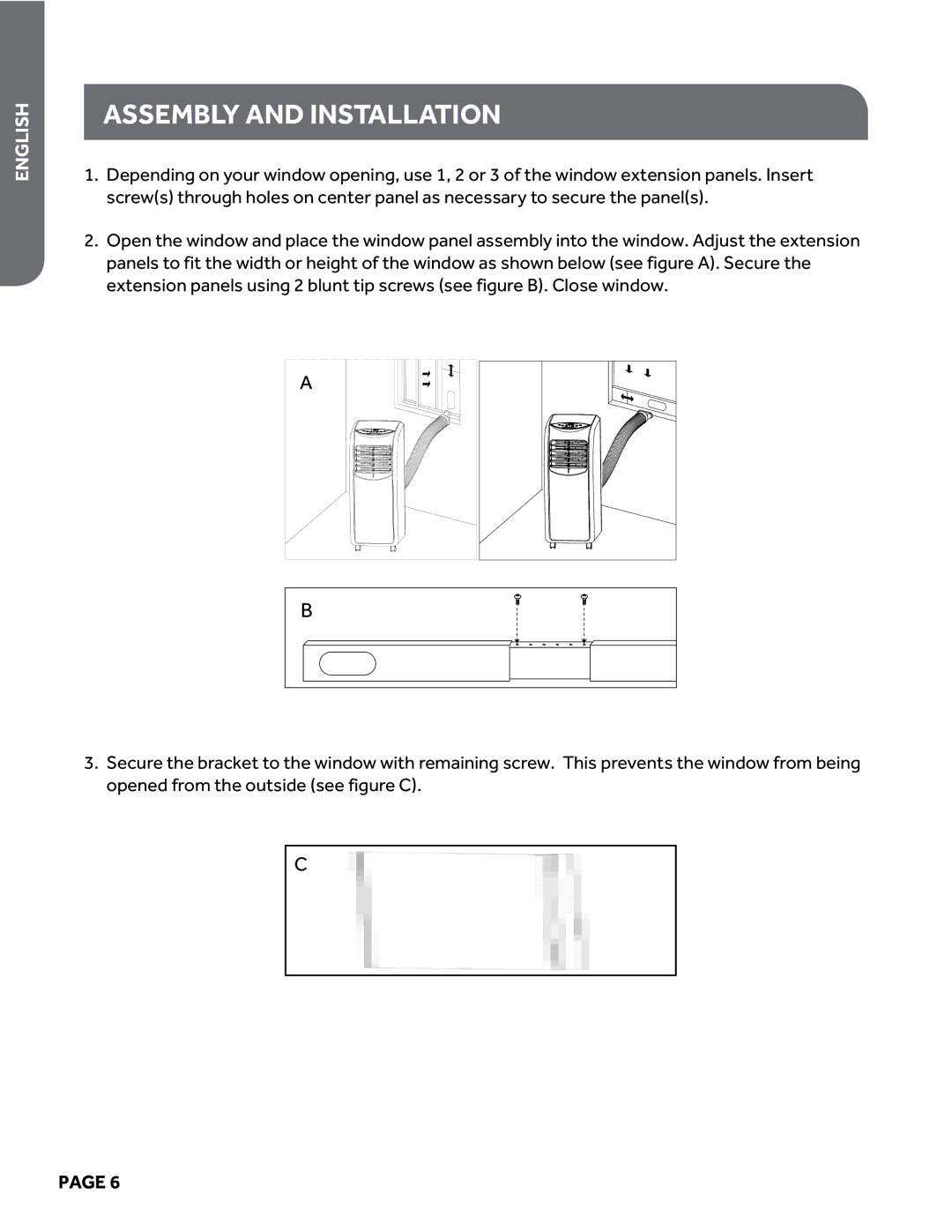 Haier HPY08XCM manual Assembly and installation 