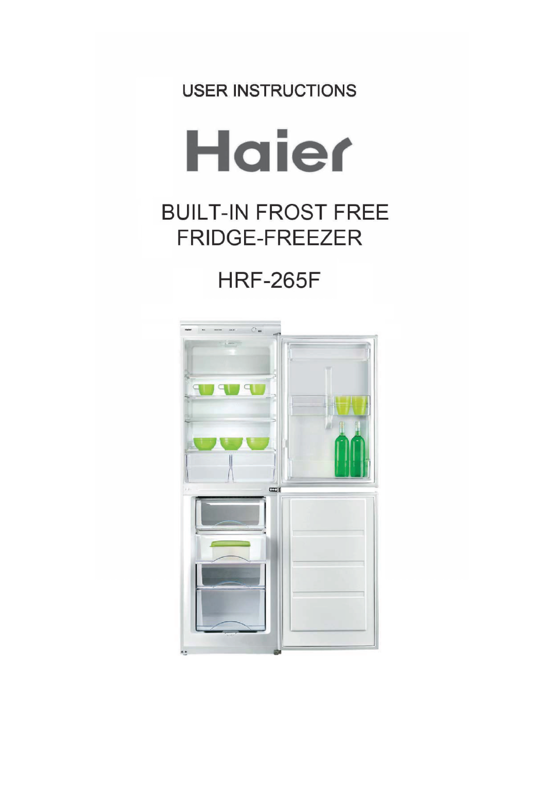 Haier HRF-265F manual 