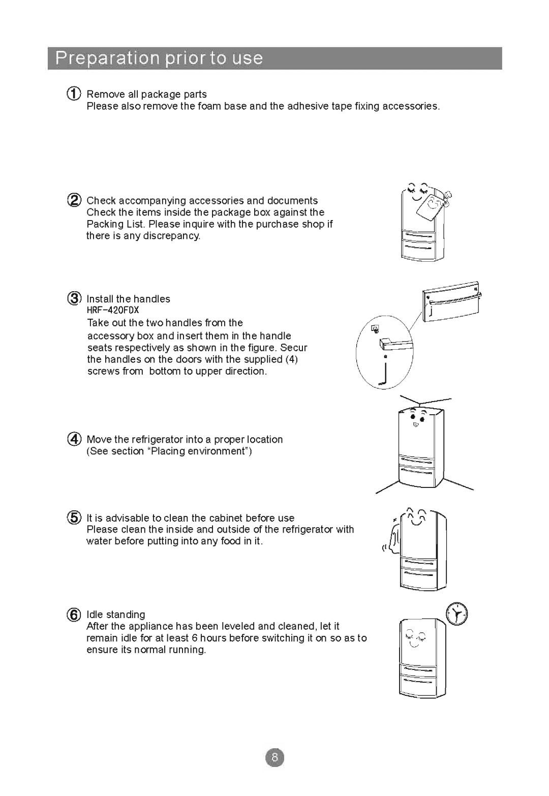 Haier HRF-420FDX, HRF-420FLS manual 