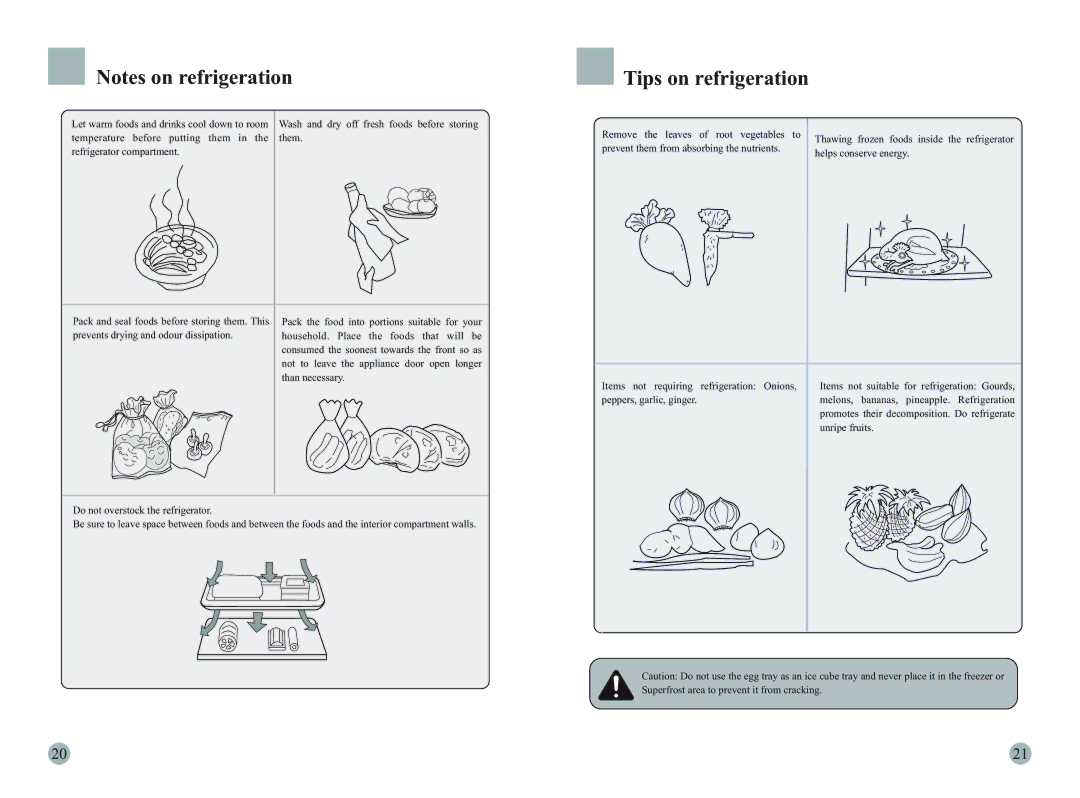 Haier HRF-663ATA2, HRF-663ITA2 manual Tips on refrigeration 