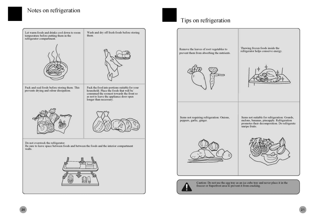 Haier HRF-663BSS, HRF-663ISB2*, HRF-663ISA2*, HRF-663ATA2*, HRF-663ASB2*, HRF-663ITA2*, HRF-663ASA2* manual Tips on refrigeration 