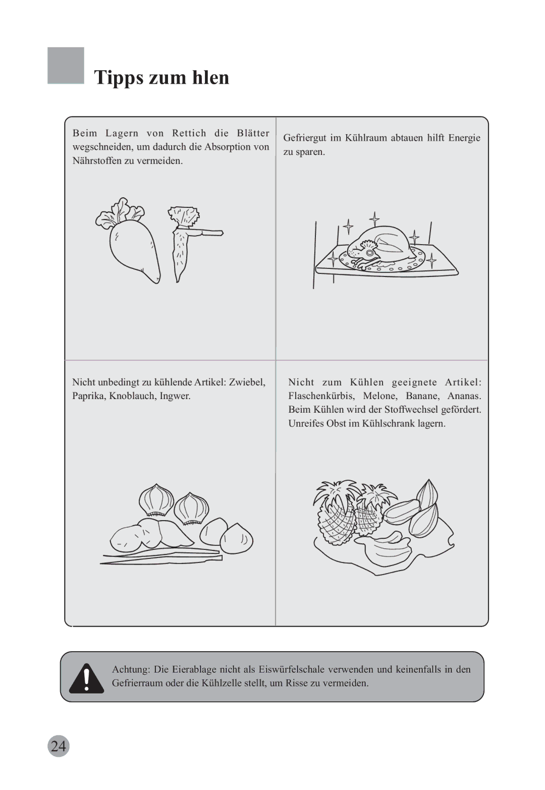 Haier HRF-663ISB2, HRF-663CJ manual Tipps zum Kühlen 