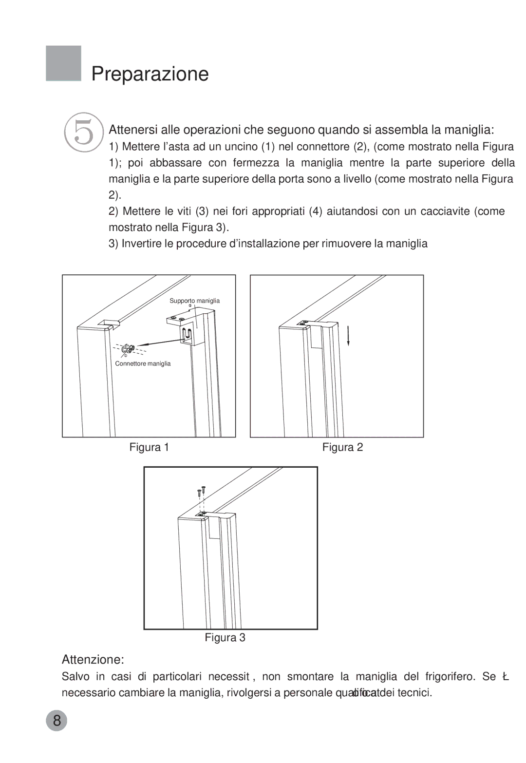 Haier HRF-663ISB2, HRF-663CJ manual Attenzione, Figura 