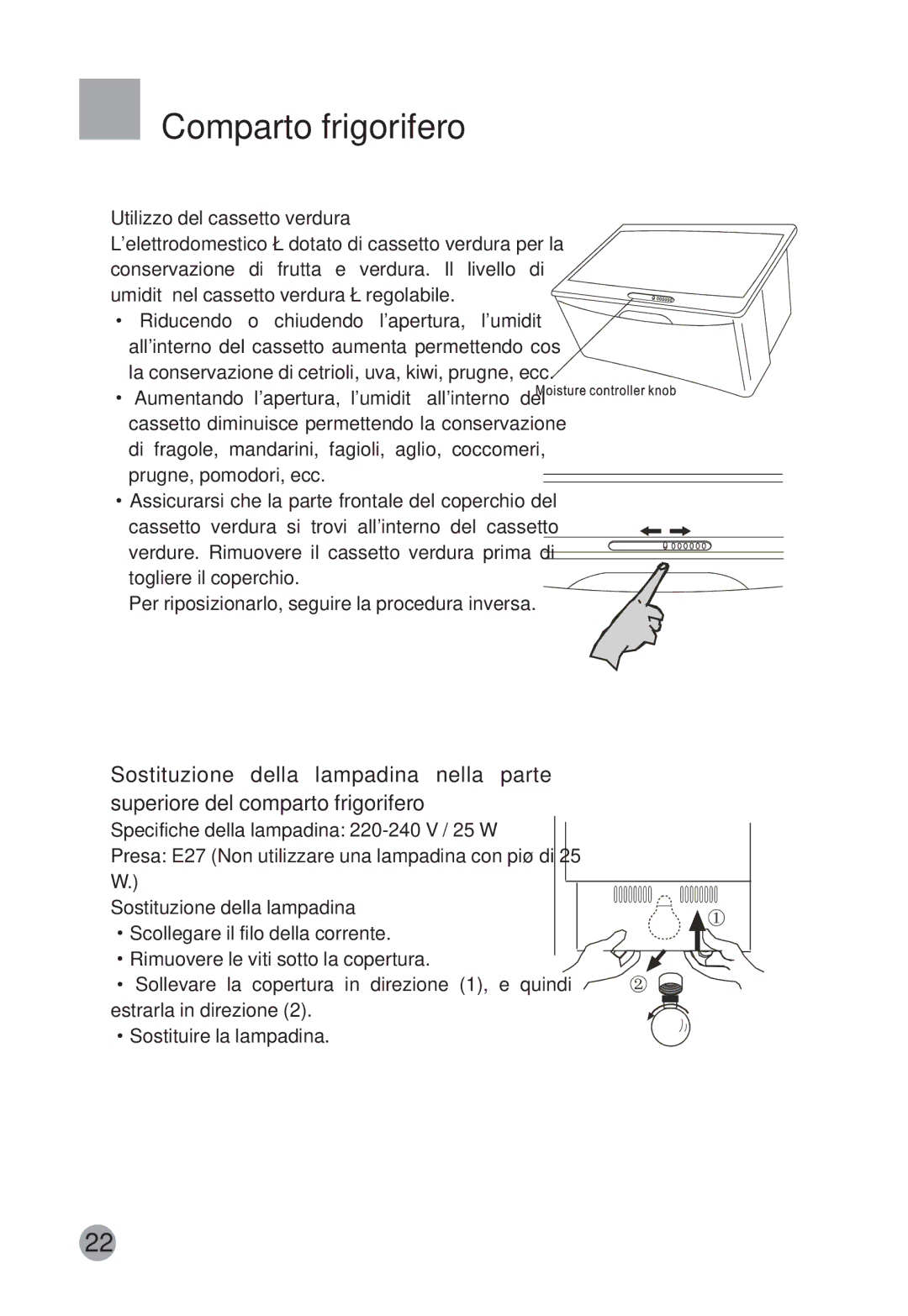 Haier HRF-663ISB2, HRF-663CJ manual Comparto frigorifero 