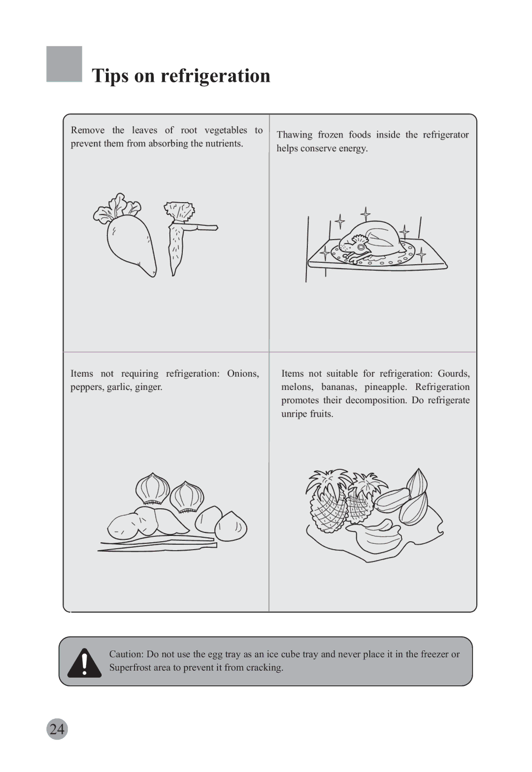 Haier HRF-663ISB2, HRF-663CJ manual Tips on refrigeration 