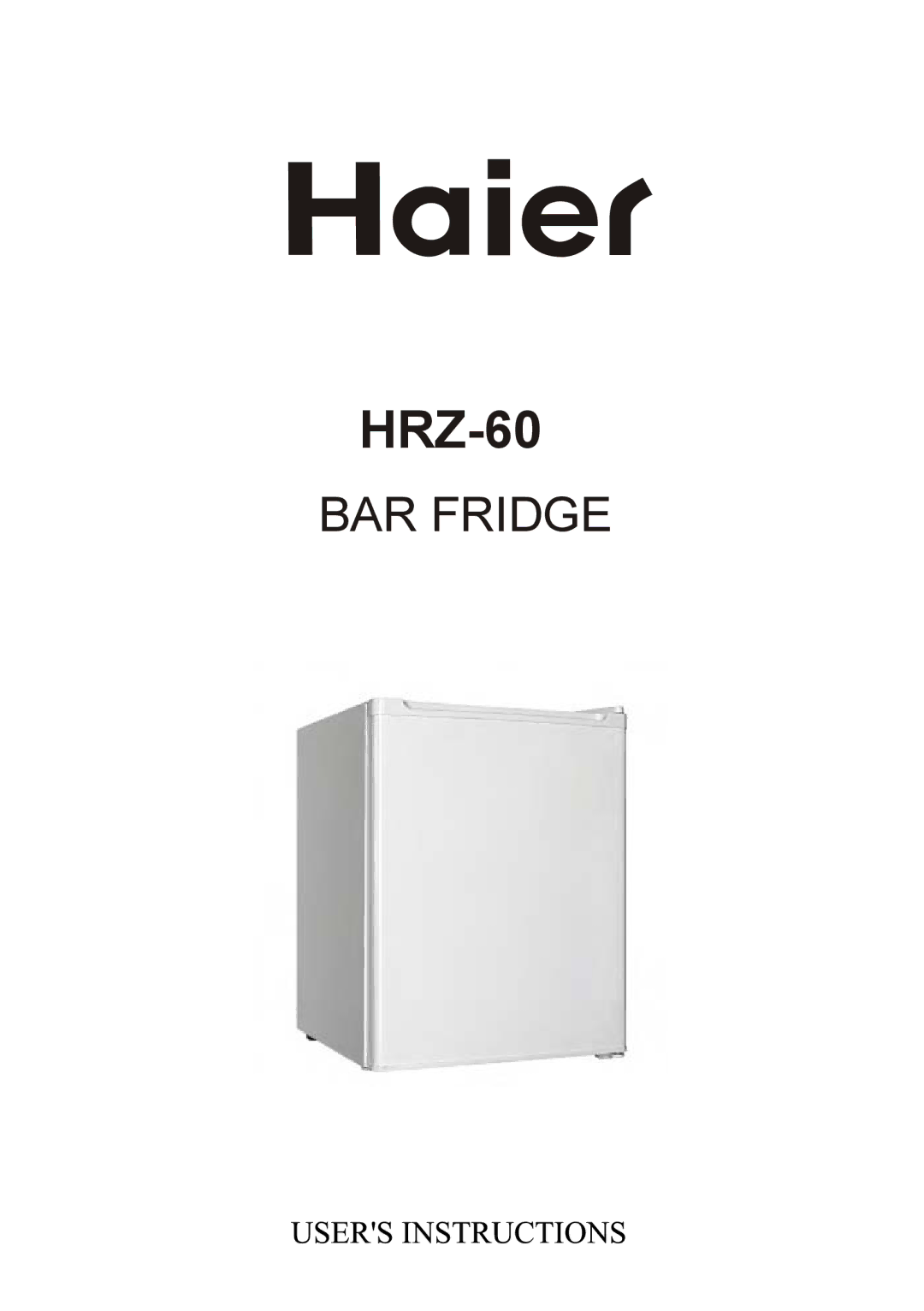 Haier HRZ-60 manual 