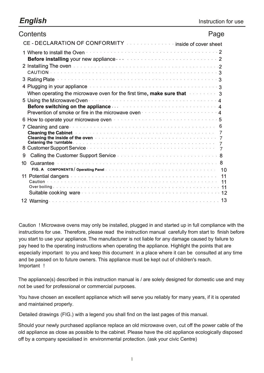 Haier HSC-1770EG owner manual 