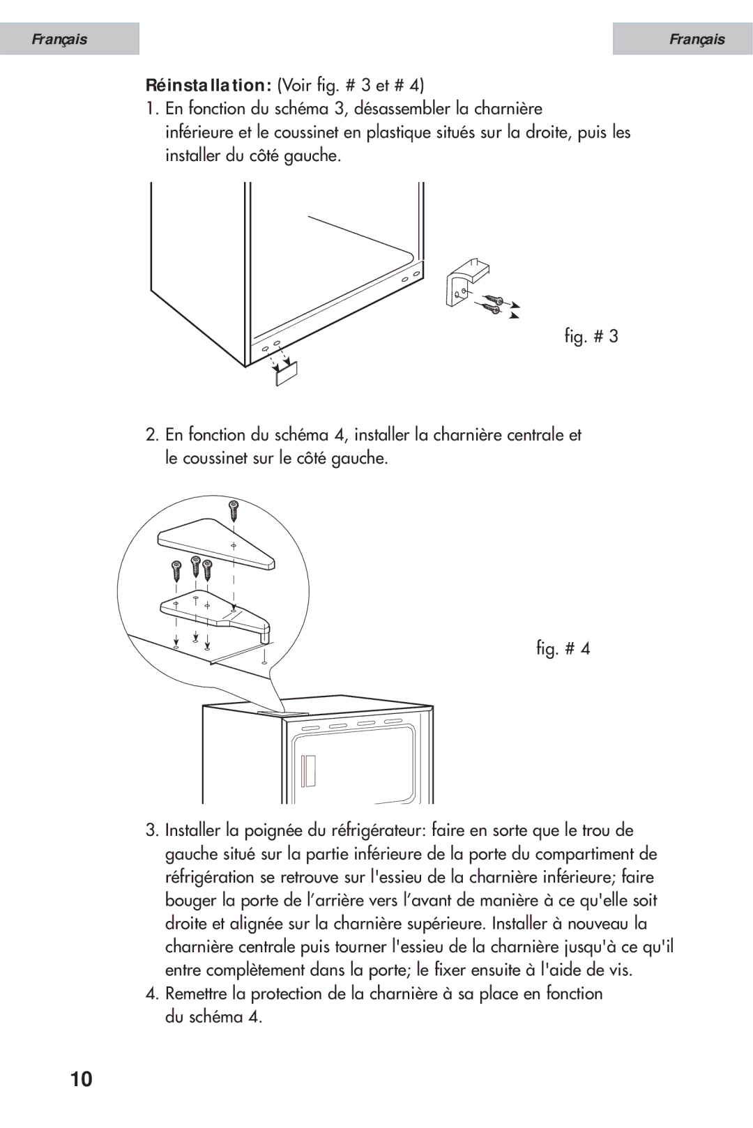 Haier HSE12WNA, HSE10WNA, HSE08WNA user manual Français 