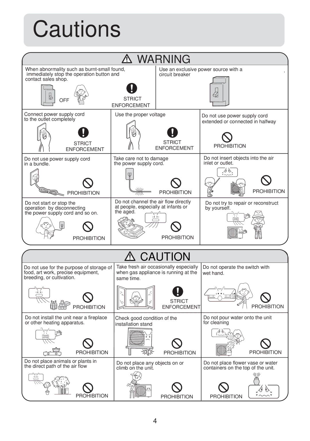 Haier HSU-09HS03/R2(DB) operation manual OFF Strict Enforcement 