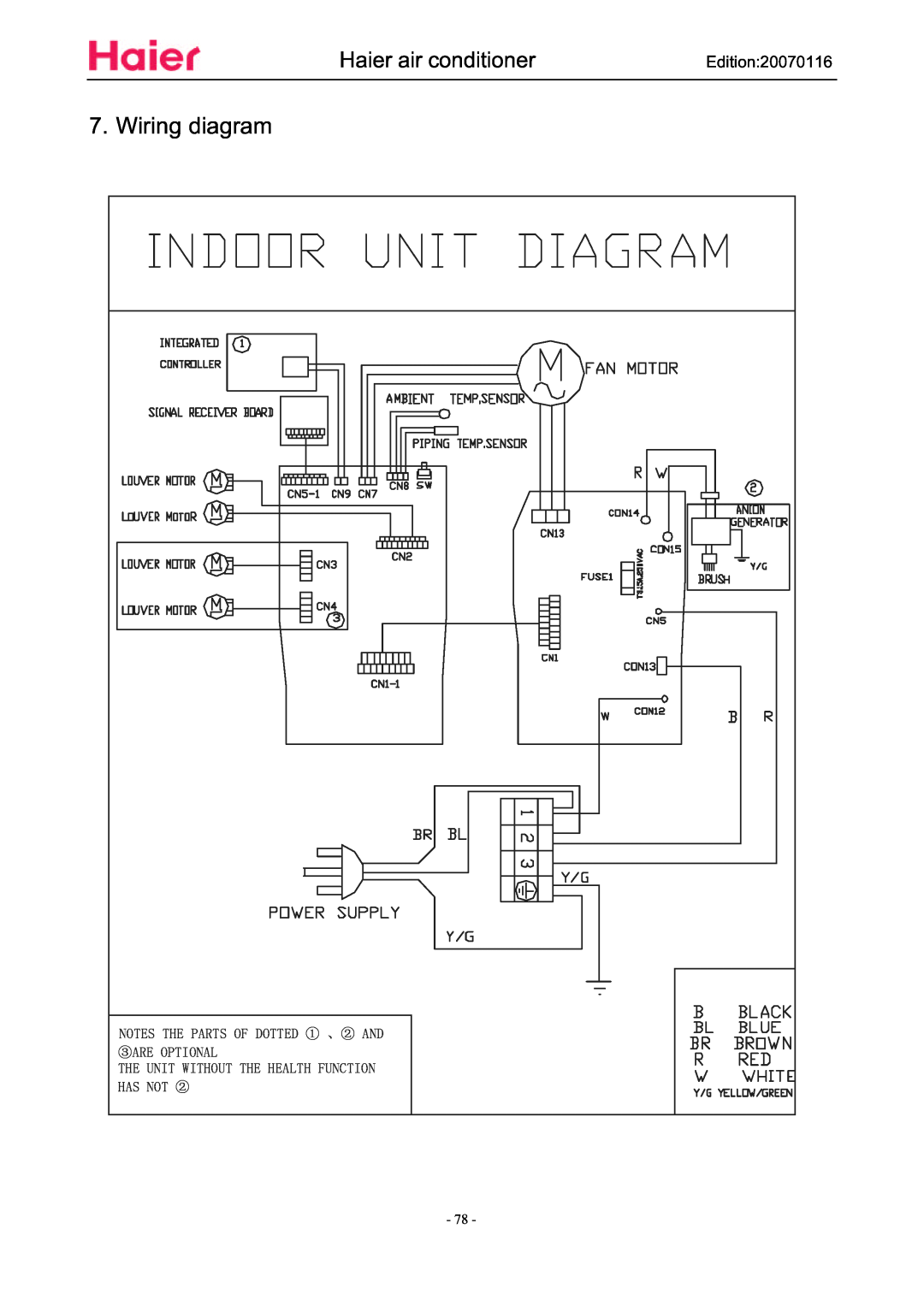Haier HSU-09HSA03/R2(DB), HSU-12HSA03/R2(DB) manual Wiring diagram, 12767+3$5762277  $1 $5237,21$ 