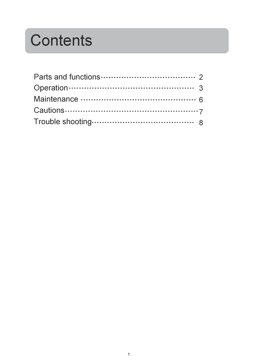 Haier HSU-12HQA03/R2(DB) operation manual Contents 