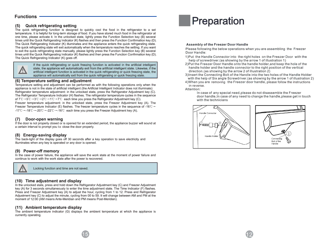 Haier HTD647SS, HTD647ASS manual Removing please follow the instructions Reverse 