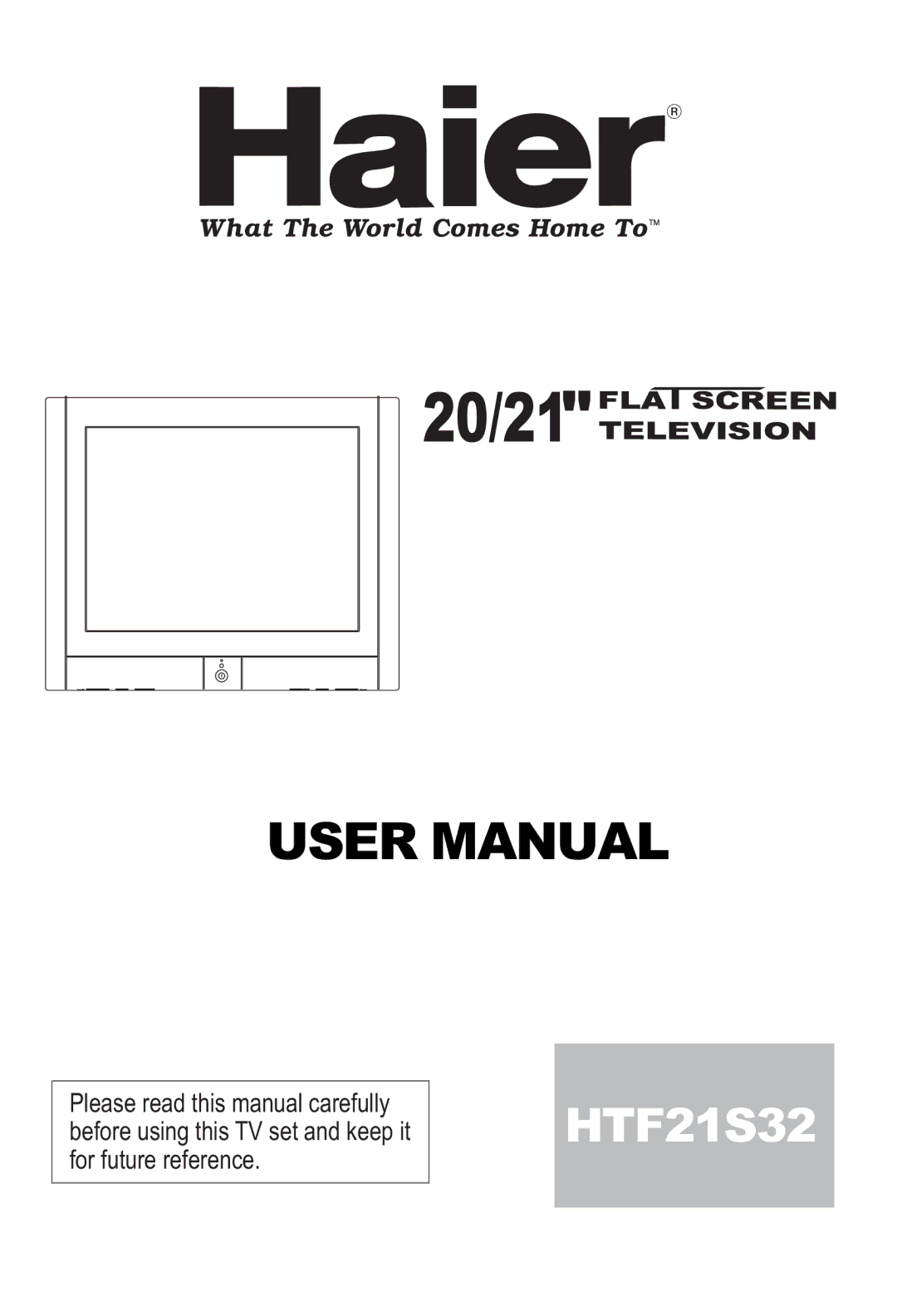 Haier HTF21S32 user manual 20/21 