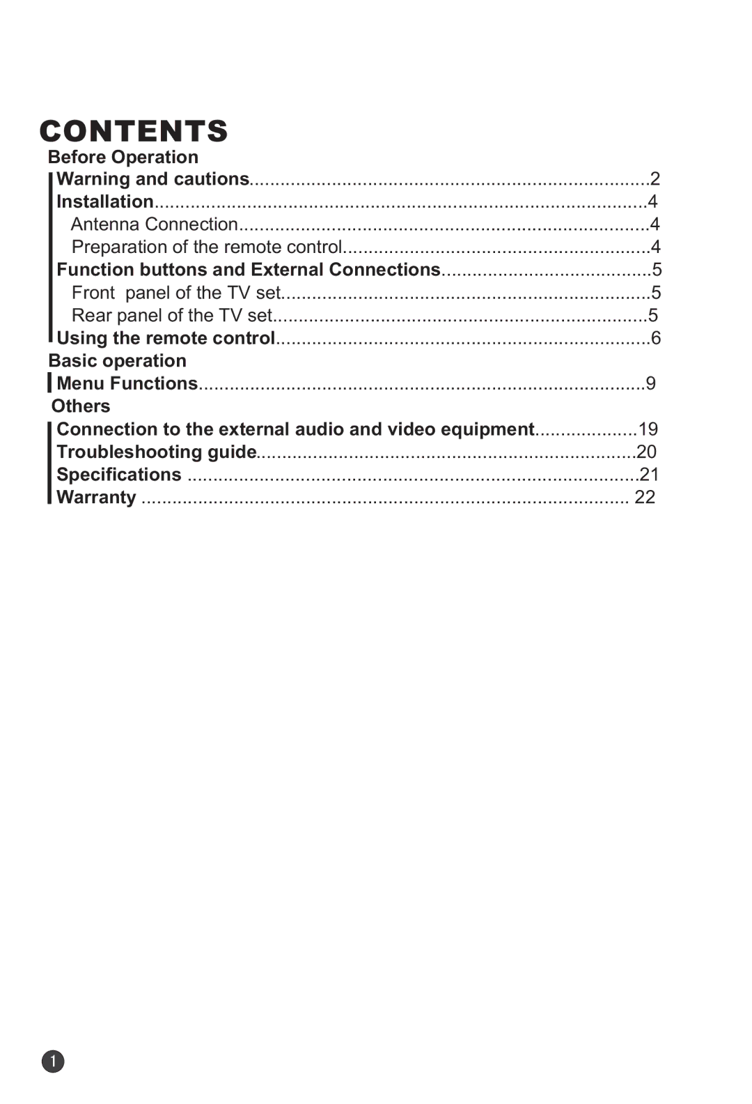 Haier HTF21S32 user manual Contents 