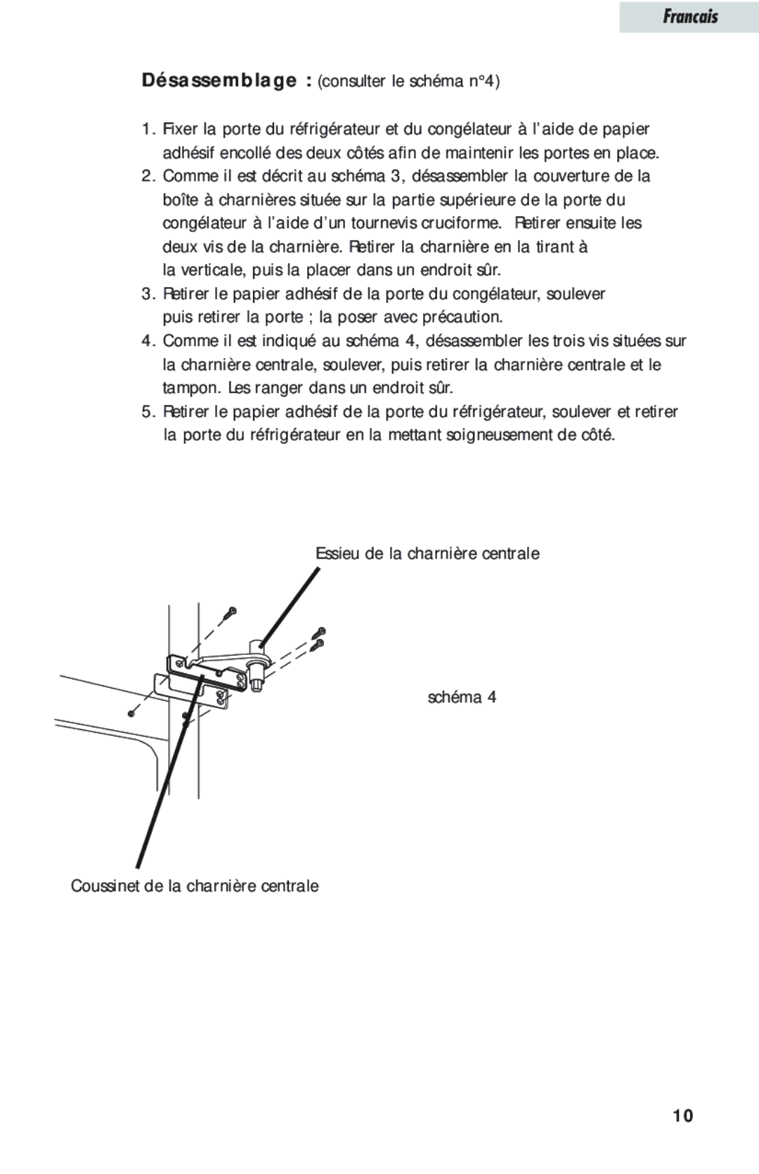 Haier HTQ21JAARSS warranty Désassemblage consulter le schéma n4 