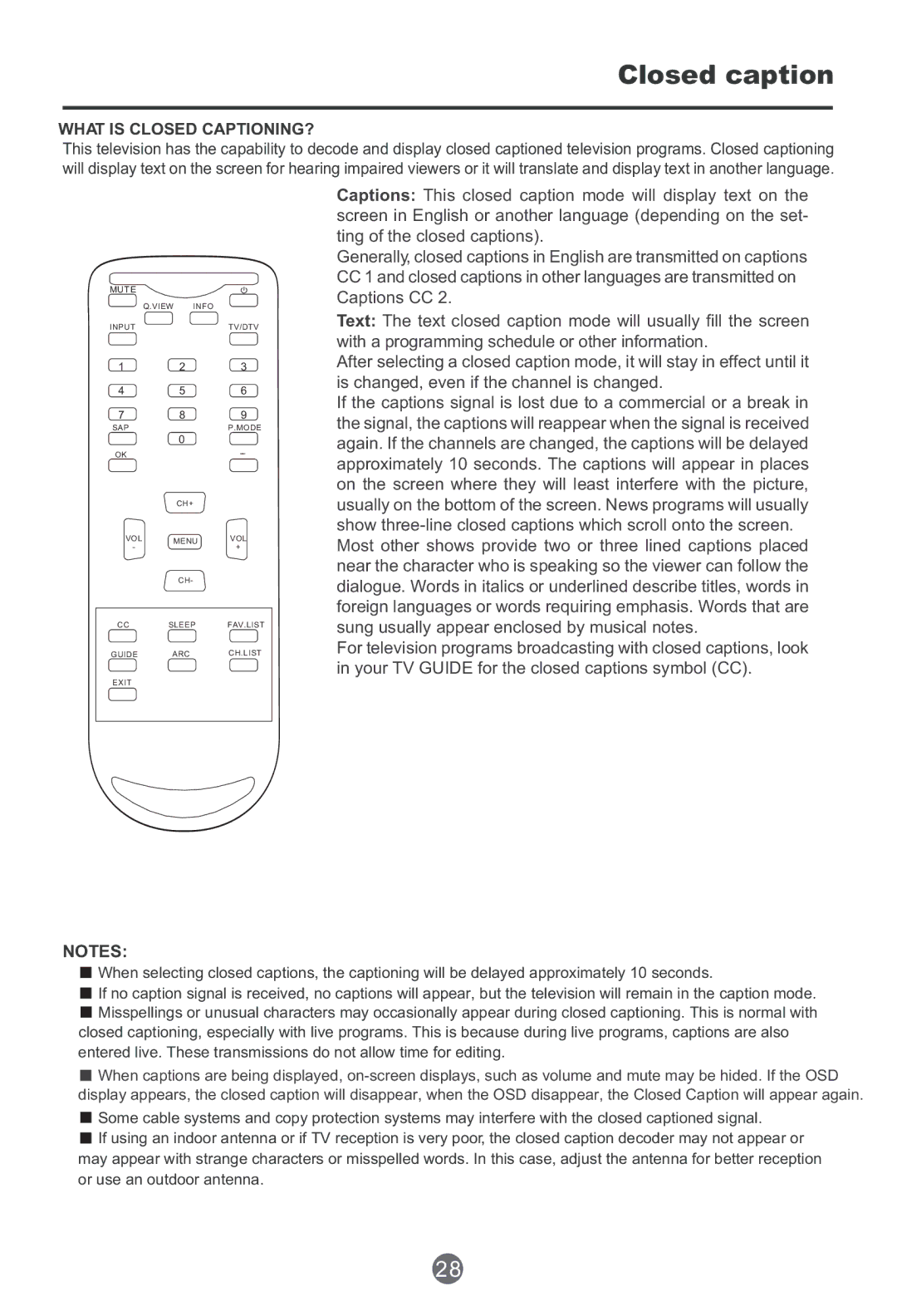 Haier HTR13 owner manual Closed caption, What is Closed CAPTIONING? 