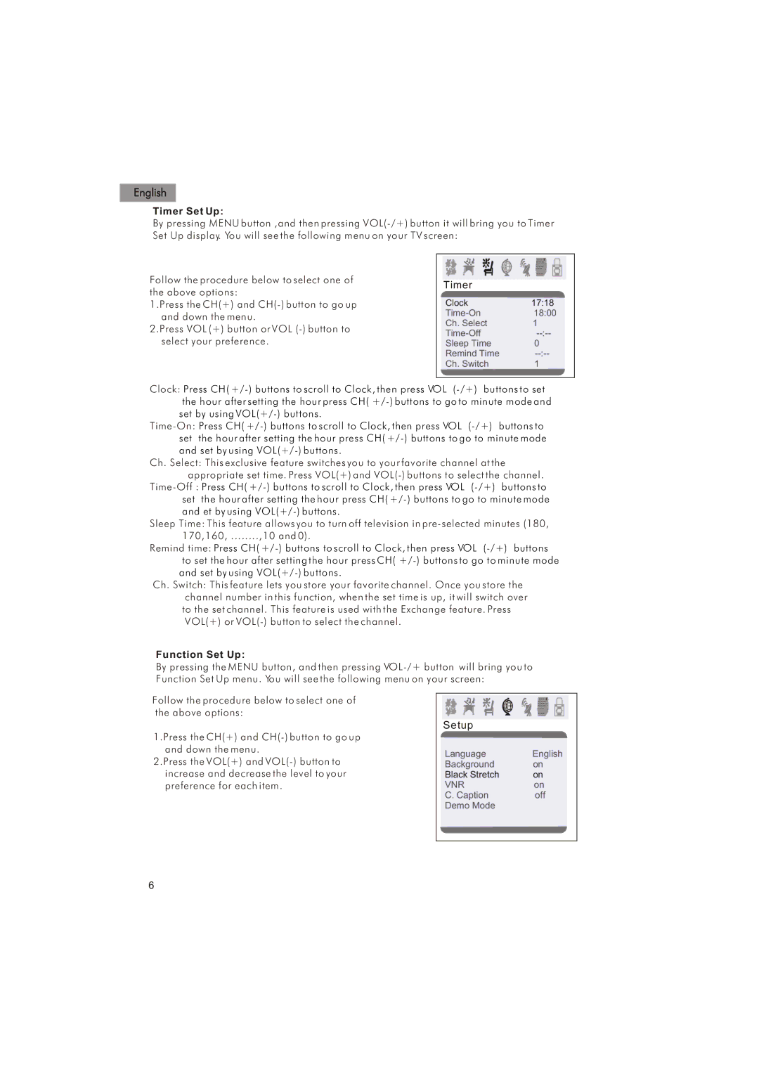 Haier HTX25S31, HTX29S31S, HTX34S31 manual Timer Set Up 