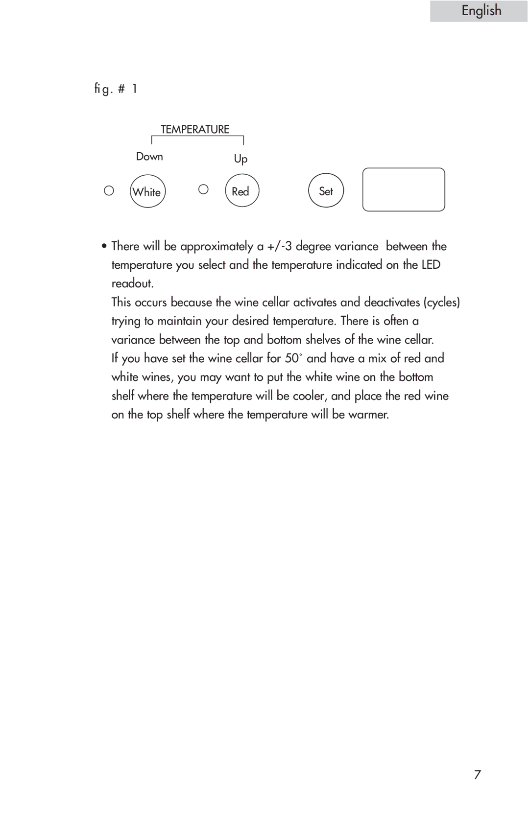 Haier HVFE024BBB user manual Temperature 