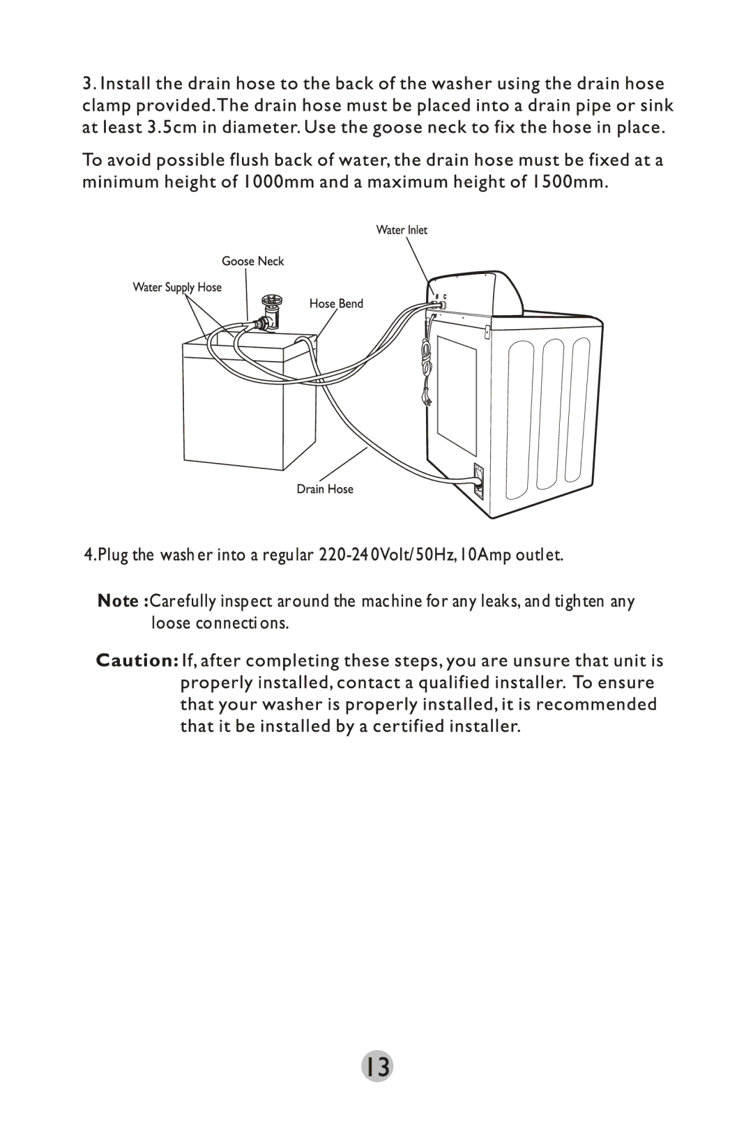 Haier HWM75TLU manual 