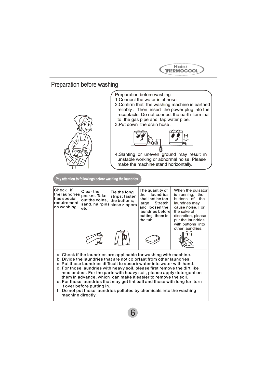 Haier HWM90-287S manual 