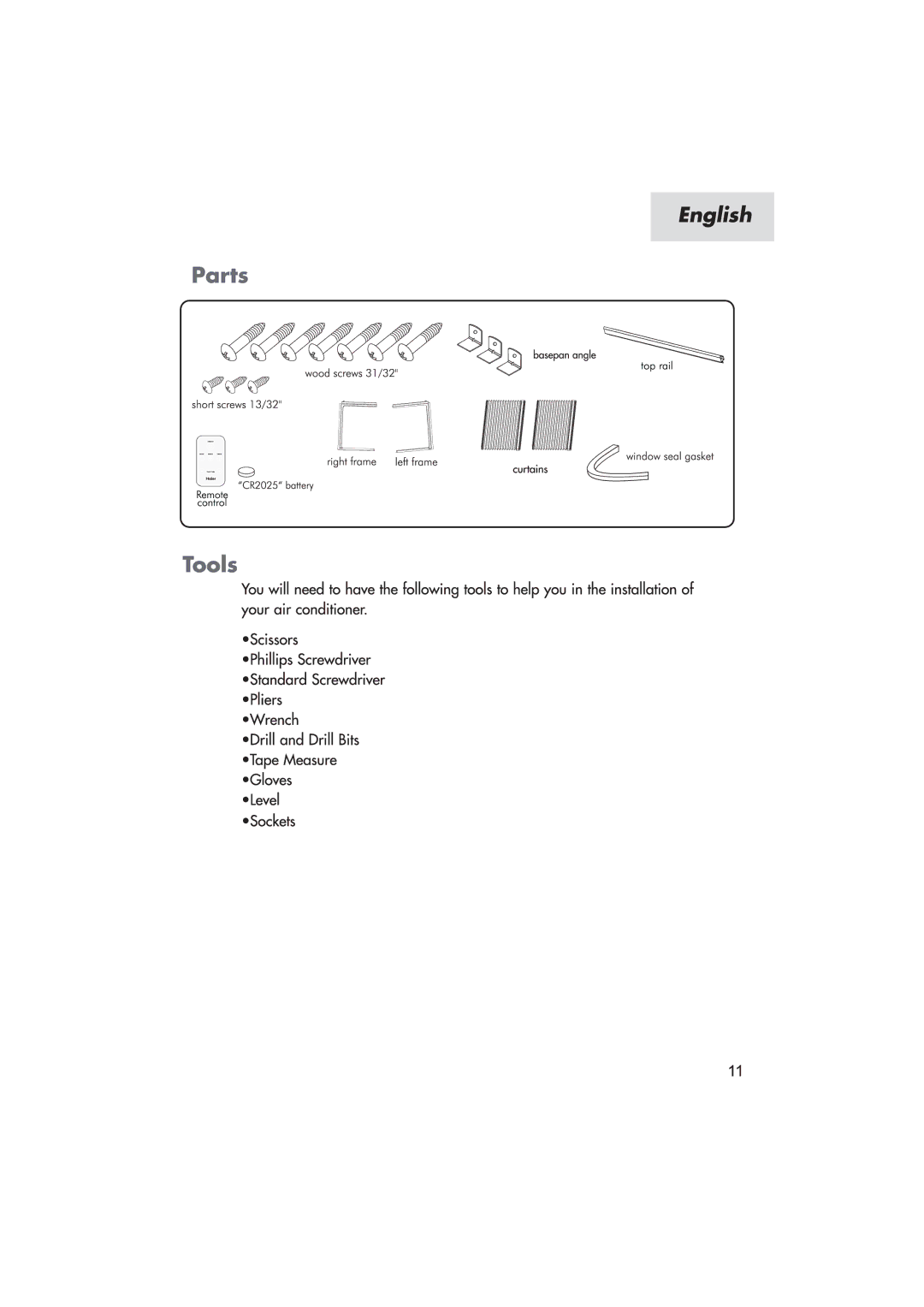 Haier HWR05XCJ manual 