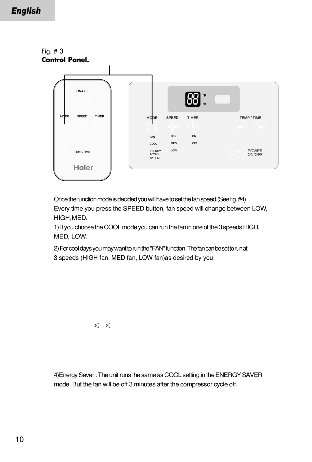 Haier HWR18VC5 manual 