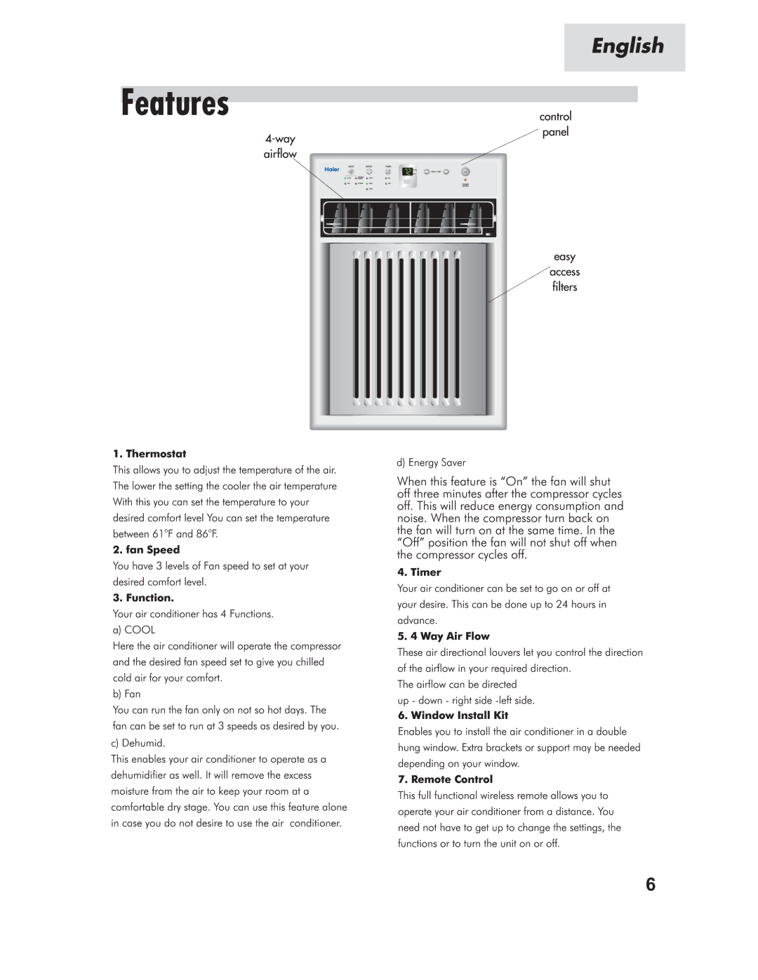 Haier HWVR10XCK, HWVR08XCK manual 